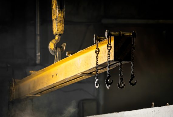 The,Crane,Moves,A,Reinforced,Concrete,Product,With,Holes.,Reinforced The,Crane,Moves,A,Reinforced,Concrete,Product,With,Holes.,Reinforced